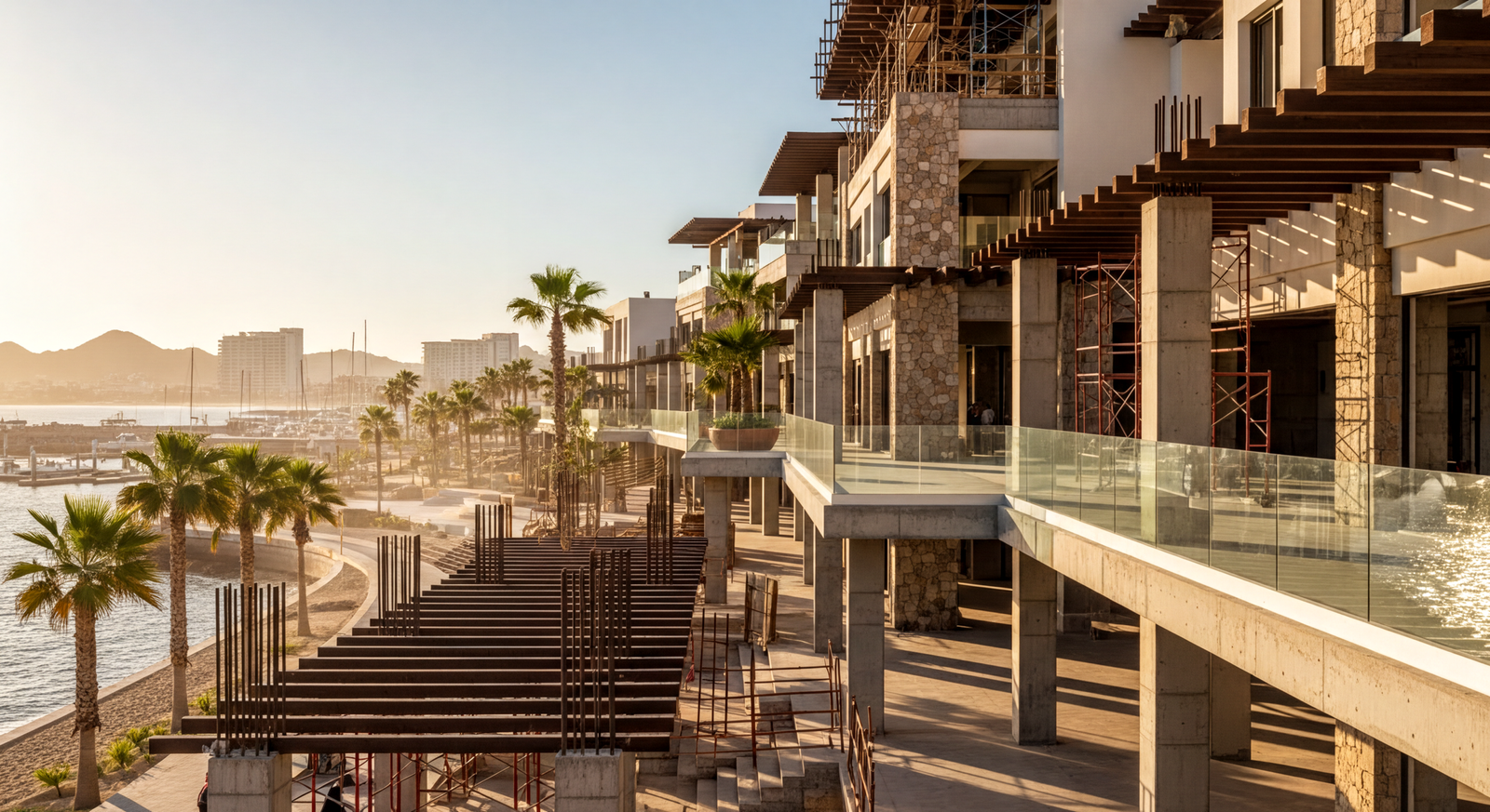 Centro comercial costero